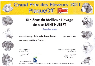 De la voix des ardennes - RESULTATS GLOBALS POUR 2011